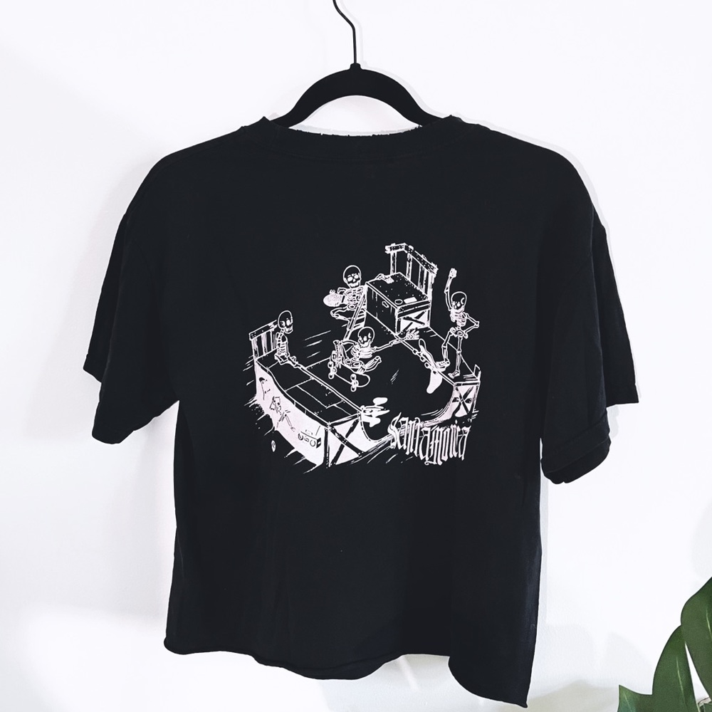 Brandy Melville Santa Monica Skeleton Top